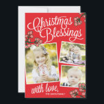 Cartes photos de Noël<br><div class="desc">Célébrez la saison avec cette carte de vacances moderne et élégante de Berry Berry Sweet. Visitez WWW.BERRYBERRYSWEET.COM pour découvrir nos collections de vacances élégantes.</div>