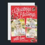 Cartes photos de Noël<br><div class="desc">Célébrez la saison avec cette carte de vacances moderne et élégante de Berry Berry Sweet. Visitez WWW.BERRYBERRYSWEET.COM pour découvrir nos collections de vacances élégantes.</div>