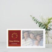 Cartes photos de Noël contemporains (Debout devant)