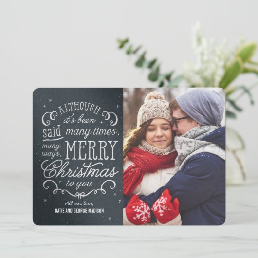 Cartes photos de Noël de Noël modifiables en simpl (Debout devant)