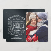 Cartes photos de Noël de Noël modifiables en simpl (Devant / Derrière)