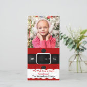 Cartes photos de Noël du Père Noël (Debout devant)