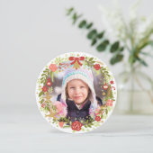 Cartes photos de Noël | Festive Wreath (Debout devant)