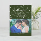 Cartes photos de Noël Mariées et brillantes (Debout devant)