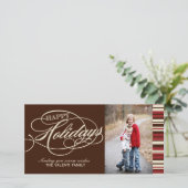 Cartes photos de Noël modernes (Debout devant)