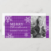 Cartes photos de Noël modernes (Devant / Derrière)