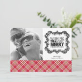 Cartes photos de Noël modernes (Debout devant)