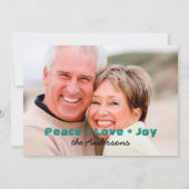 Cartes photos de Noël Pingouin Amusant (Dos)