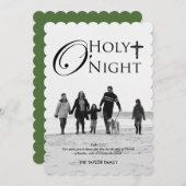 Cartes photos de Noël religieuses (Devant / Derrière)