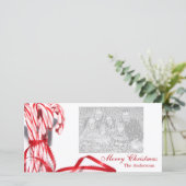 Cartes photos de Noël sucres de canne (Debout devant)