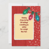 Cartes photos de Noël vintage (Dos)