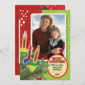 Cartes photos de Noël vintage (Devant / Derrière)