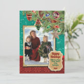 Cartes photos de Noël vintages (Debout devant)