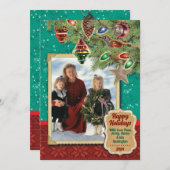 Cartes photos de Noël vintages (Devant / Derrière)