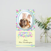 Cartes photos de Pâques pour vos animaux de compag (Debout devant)