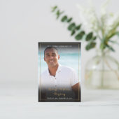 Cartes photos de prières funéraires (Debout devant)