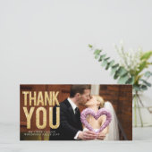 Cartes photos de recouvrement de Merci de parties (Debout devant)