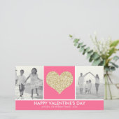 Cartes photos de Saint-Valentin de coeur de (Debout devant)