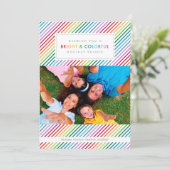 Cartes photos de vacances lumineux et colorés (Debout devant)