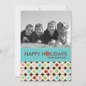 Cartes photos de vacances modernes {5 x 7} (Devant)