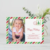 Cartes photos de vacances vintage Mail (Debout devant)