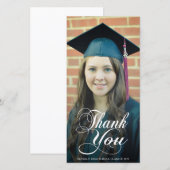 Cartes photos d'obtention du diplôme de (Devant / Derrière)