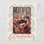 Cartes photos du brin de Noël Budget (Devant)