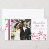 Cartes photos Mariages de Merci rose (Devant / Derrière)