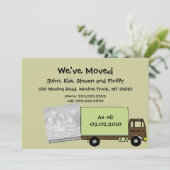 Cartes photos modernes de Green Moving Faire-part (Debout devant)