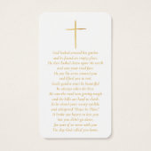 Cartes photos personnalisées blanches et dorées (Dos)