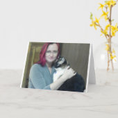 Cartes photos personnalisés (Fleur jaune)