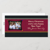 Cartes photos - Photo de Noël (Devant / Derrière)