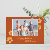 Cartes photos tropicaux de vacances de plage (Debout devant)