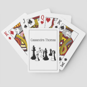 Cartes Pièces de Jeu d'Échecs Art Vintage #2