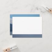 Cartes pittoresque Blue Beach Sympathie (Devant/Arrière en situation)