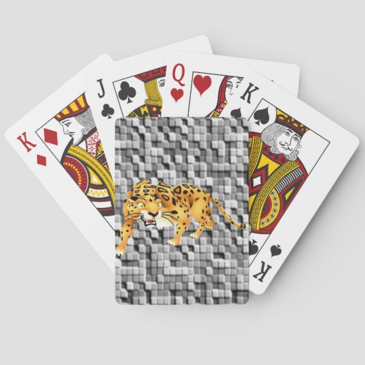 Cartes Plateau de carte de jeu de tigre (dos)