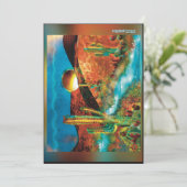 Cartes plates 5x7 Caynons colorés eaux calmes (Debout devant)