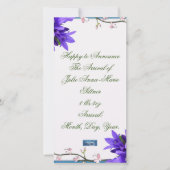Cartes plates 8 (PurpleBlossoms) RFPMDesigns 2024 (Devant)
