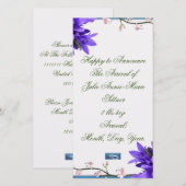 Cartes plates 8 (PurpleBlossoms) RFPMDesigns 2024 (Devant / Derrière)