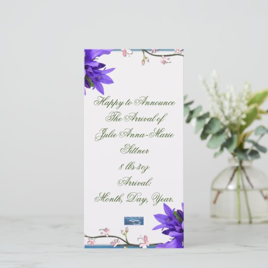 Cartes plates 8 (PurpleBlossoms) RFPMDesigns 2024 (Debout devant)