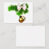 Cartes plates à motif ornemental (Devant / Derrière)