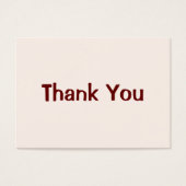 Cartes plates de Merci d'événements Mariage person (Devant)