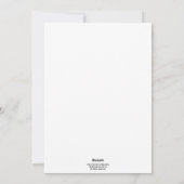 Cartes plates de Noël Deer (Dos)