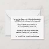 Cartes plates de projet ouvertes (Dos)