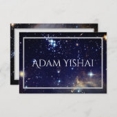 Cartes plates de remerciement Galaxies (Devant / Derrière)