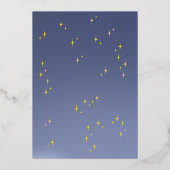 Cartes plates de remerciement pour le 1er annivers (Verso)