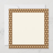 Cartes plates de teckel et pois (Dos)