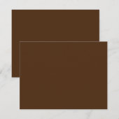 Cartes Plates | Design Brun Minimaliste (Devant / Derrière)