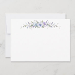 Cartes plates non personnalisées Fleur sauvage ble
