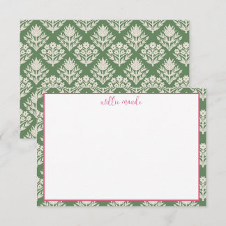Cartes plates personnalisées | Papeterie florale